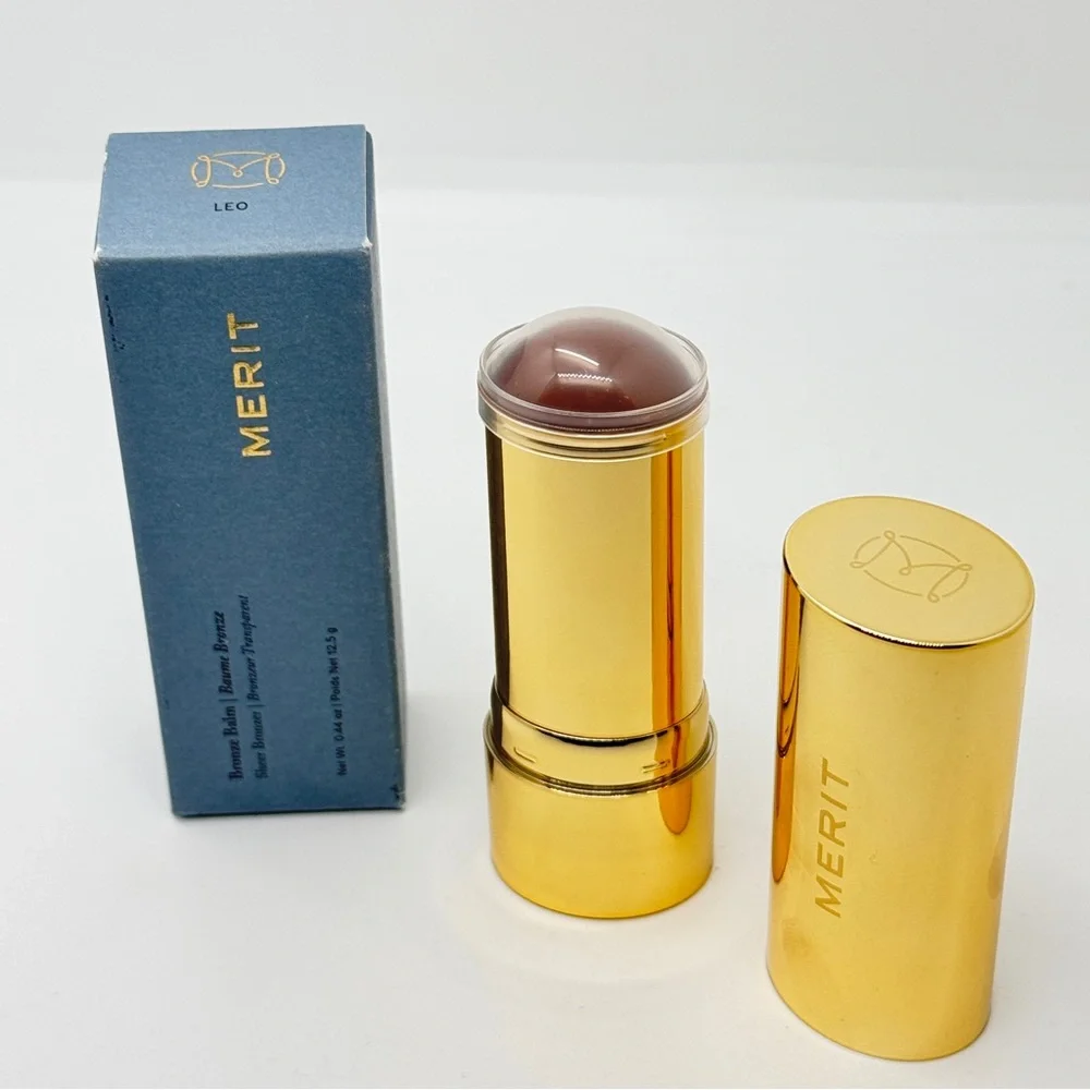 Merit Bronze Balm Sheer Bronzer Leo Medium Deep Brand New in Box